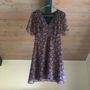 Madewell Flutter Sleeve Dress